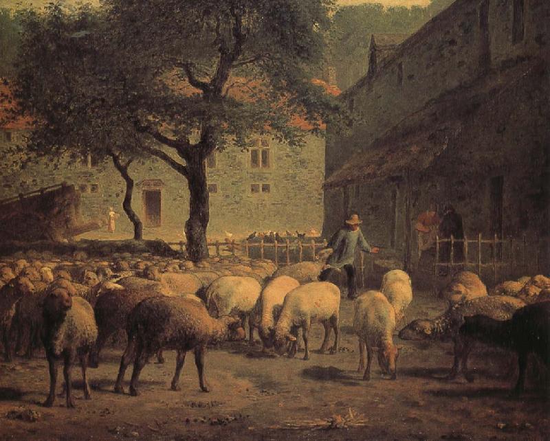 Jean Francois Millet Sheep France oil painting art